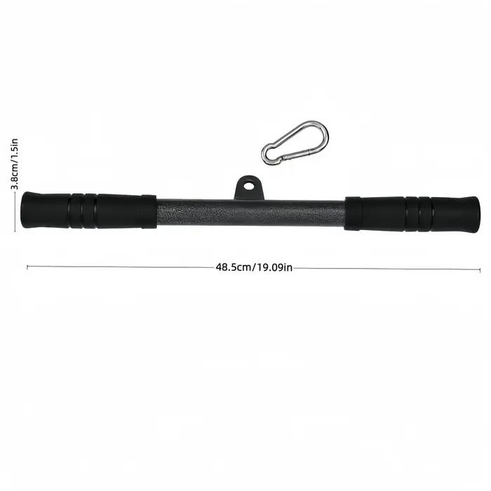 Barre droite pour lat pulldown, accessoire de machine à câble pour la musculation, entraînement des biceps et des bras, équipement de fitness à domicile