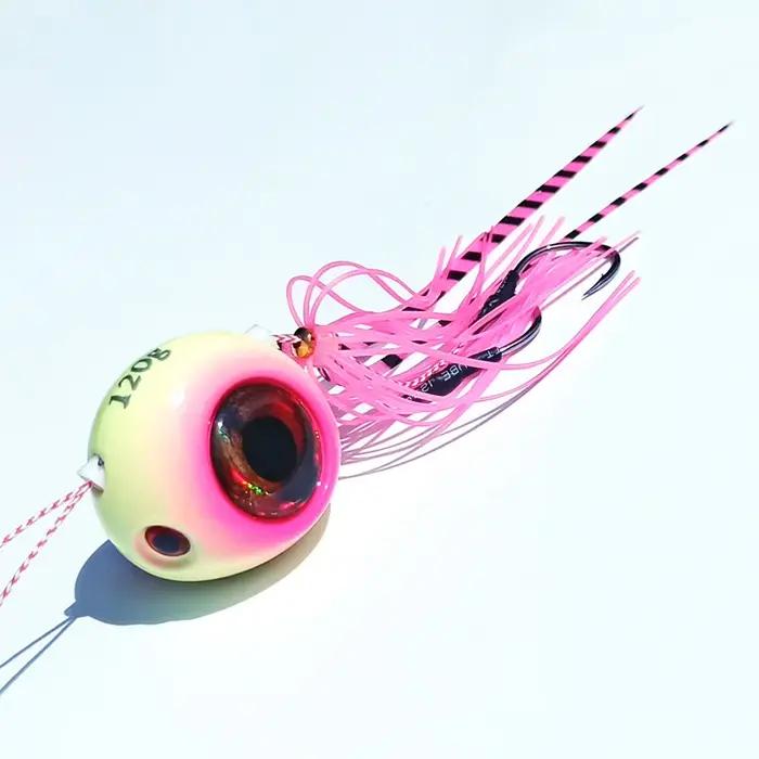 Tête de gabarit astronomique avec jupe, jigging Tenya, Curseur Snared, Dorade, Pesca Kabura, 40g, 60