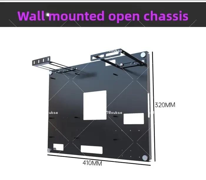 Châssis ouvert et mural, support de carte principale de panneau de trou mural supérieur prend en cha
