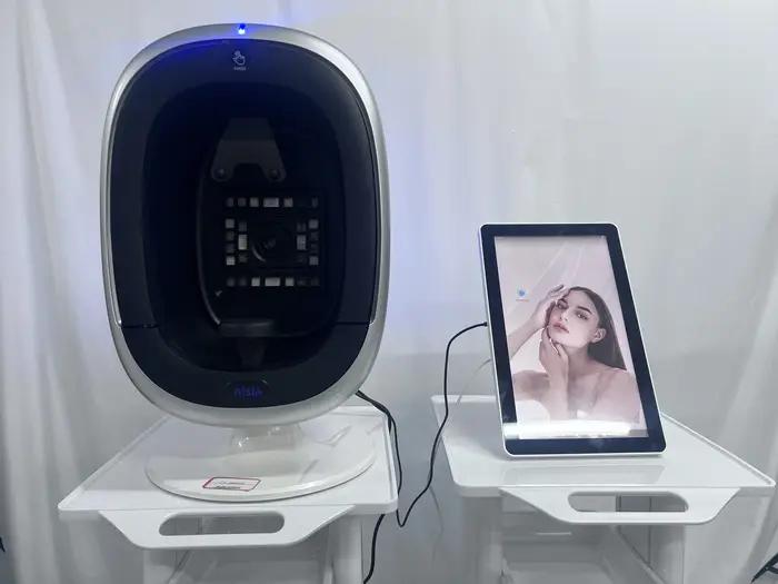 Analyseur de peau AI avec caméra HD 30MP et imagerie spectrale 9 bandes, pour usage clinique, avec r