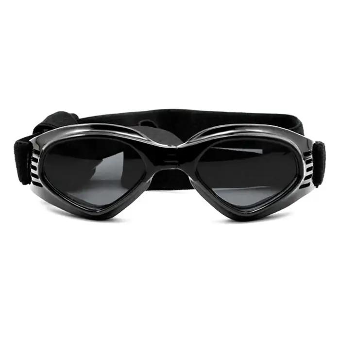 Lunettes de soleil pliables pour animaux de compagnie, vision claire réglable, lunettes pour chiens,