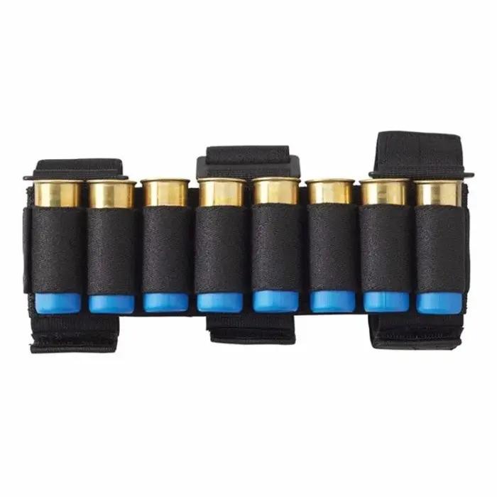 Pochette de bras de munitions tactique à 8 cartouches, porte-coque, cartouche de calibre 12/20, support de cartouche, sac magnétique pour fusil de chasse