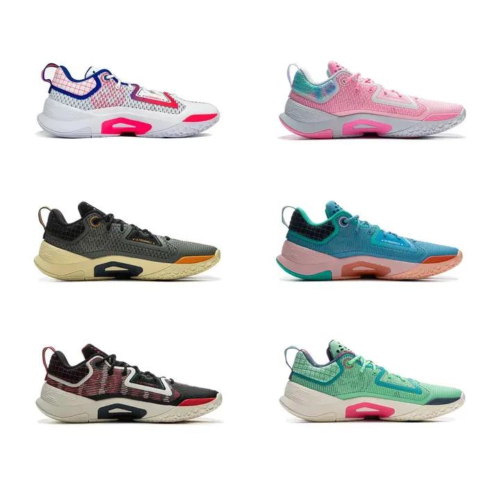 Li-Ning BAD5 DOMINATOR I Chaussures de basket-ball d'extérieur pour hommes BOOM Cushion Stable Suppo