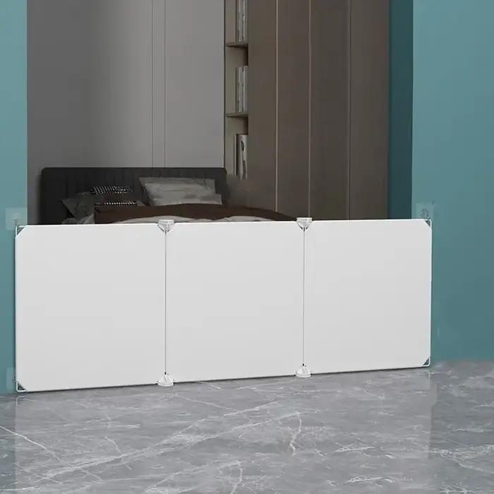 Barrière de sécurité pour animaux de compagnie en plastique renforcé à double verrouillage