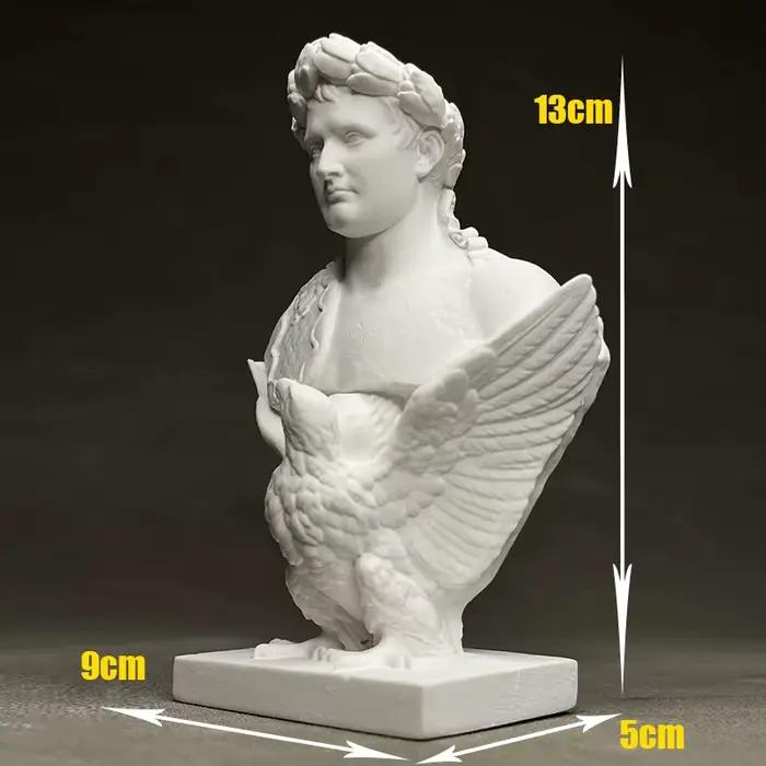 Sculpture de buste Napoléon moderne, modèle d'étagère, armoire à vin, Sculpture artistique décorative, artisanat, décoration esthétique intérieure