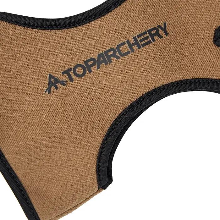 Gants de tir à l'arc à trois doigts pour hommes et femmes de toparchery pour tir, chasse et pratique de la cible pour débutants et archers expérimentés