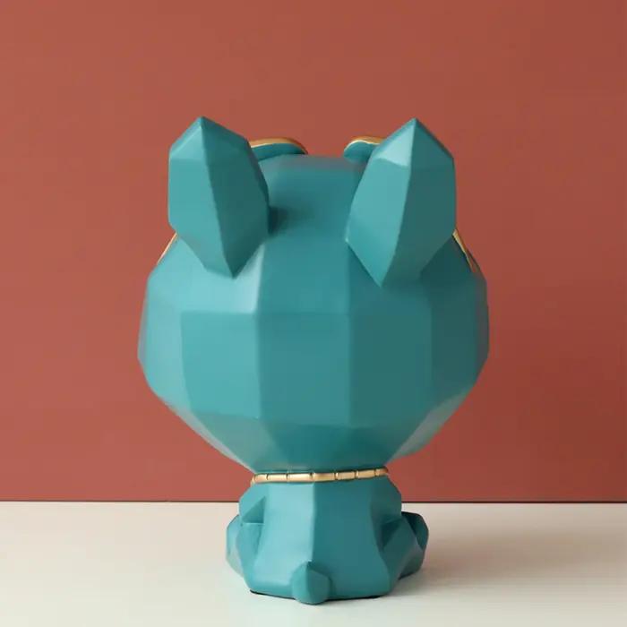 Sculpture en résine pour chien