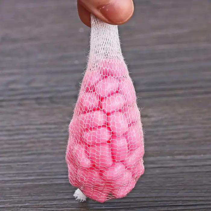 Filet soluble dans l'eau, diamètre PVA de 5M, 25/37/44mm, pour la pêche à la carpe, sac de pêche gro