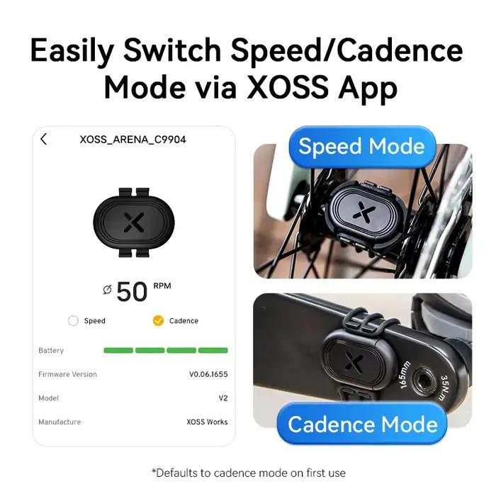 XOSS ARENA capteur de Cadence de vitesse ordinateur de cyclisme compteur de vitesse ANT + Bluetooth vélo de route vtt pour iGPSPORT Bryton Cycplus