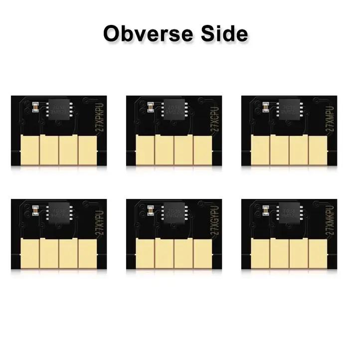 Puce de cartouche pour imprimante HP DesignJet T920, T930, T1500, T1530, T2500, T2530, PBK C, M Y, GY, MBK, user ins 727, Nouvelle mise à niveau, 727