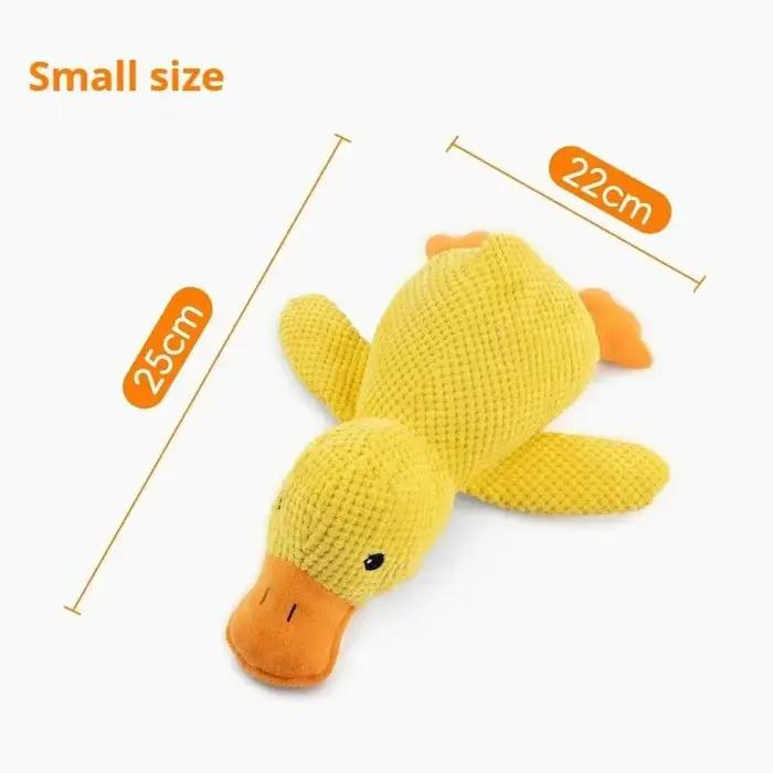 Jouet pour chien en peluche en forme de canard, jouet couineur pour chien, résistant à la masticatio