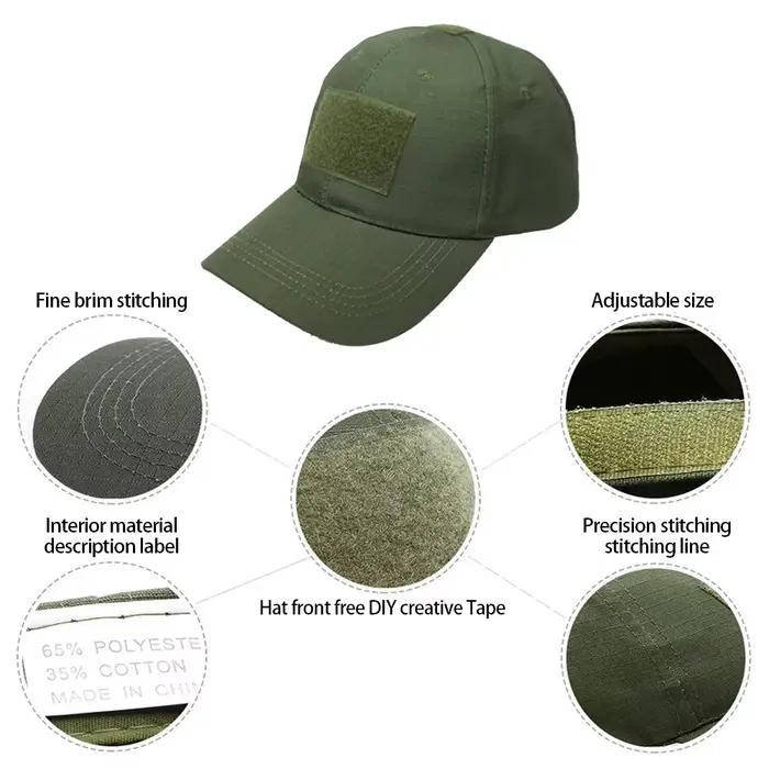 Casquette tactique camouflage chasse pêche randonnée - Bonnet baseball outdoor sport ajustable