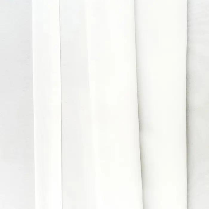 Asazal solide blanc Tulle luxueux en mousseline de soie pure fenêtre rideaux pour salon moderne Voile Organza