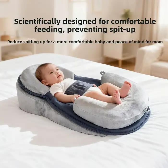 Oreiller de rampe pour bébé, coussin de siège, oreiller compensé, soutien Anti-reflux, oreiller d'al