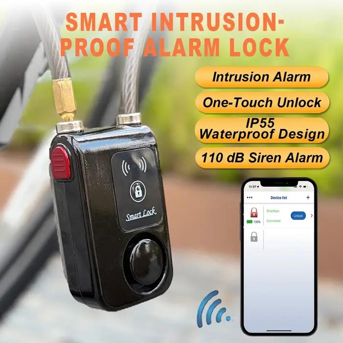 Verrou de vélo intelligent Bluetooth