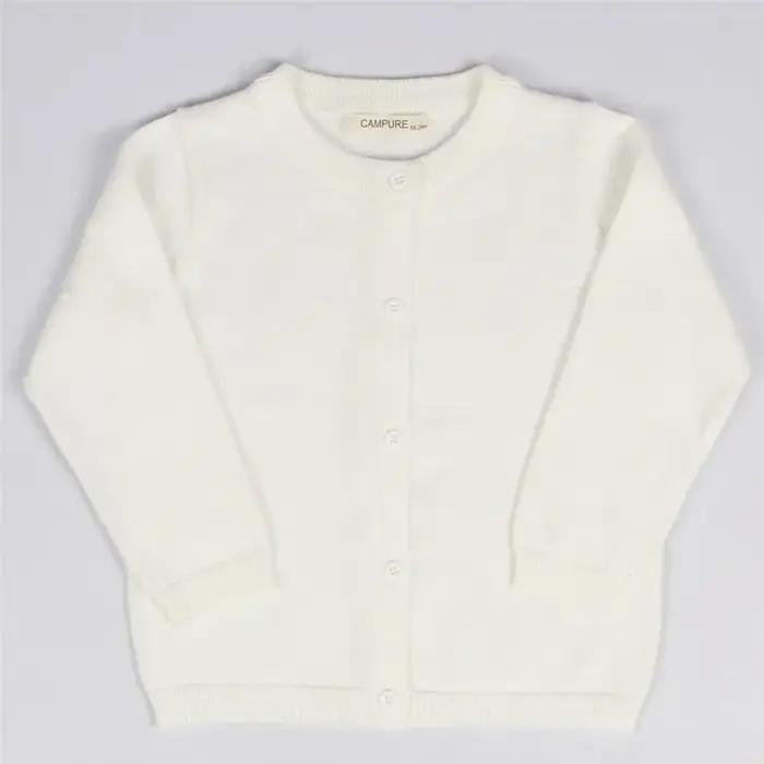 Cardigan en tricot pour filles et garçons, pull en coton pour enfants, vêtements de printemps, haut
