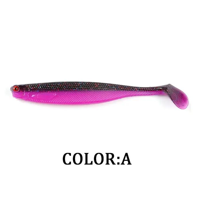 2022 Supercontinent ShadTeez 5 cm/7 cm/10 cm brochet Zander prédateur pêche yeux 3d leurre souple leurres