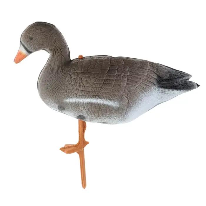 Leurre 3D réaliste en mousse pour chasse à l'oie - Épouvantail plastique pour contrôle des oiseaux d'eau