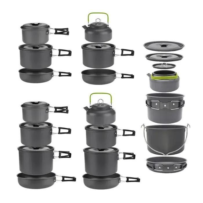 Batterie de cuisine de Camping pour 1 à 7 personnes