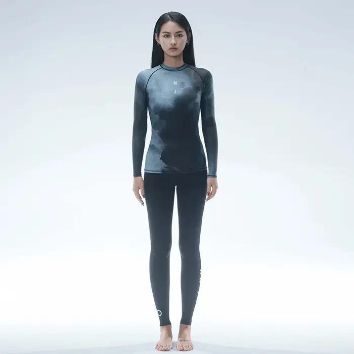 Nu-juin – maillot de bain UPF à manches longues pour femmes, Protection contre les éruptions cutanée