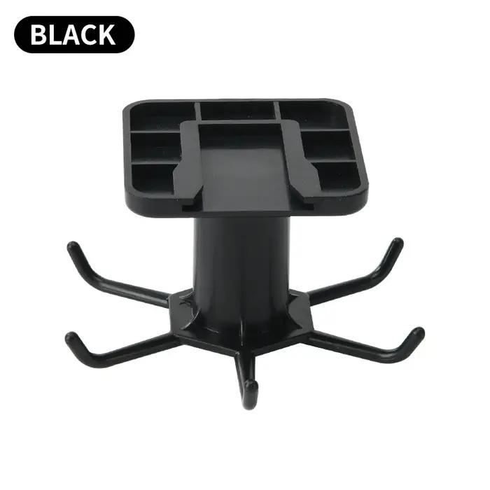 Crochets de cuisine Rotation Rack De Stockage Sans Poinçonnage Mural Ustensiles