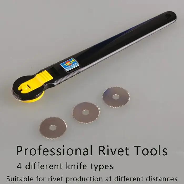 Modèle Rivet Maker Master Tools Hobby Rivet Maker comprenant 4 lames assorties pour Militarty modèle de construction outil de bricolage