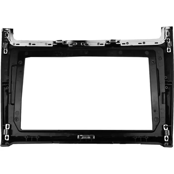 Fascia de panneau d'autoradio pour Volkswagen VW Polo, 9 ", 2 Din, Prada, panneau stéréo, lunette de