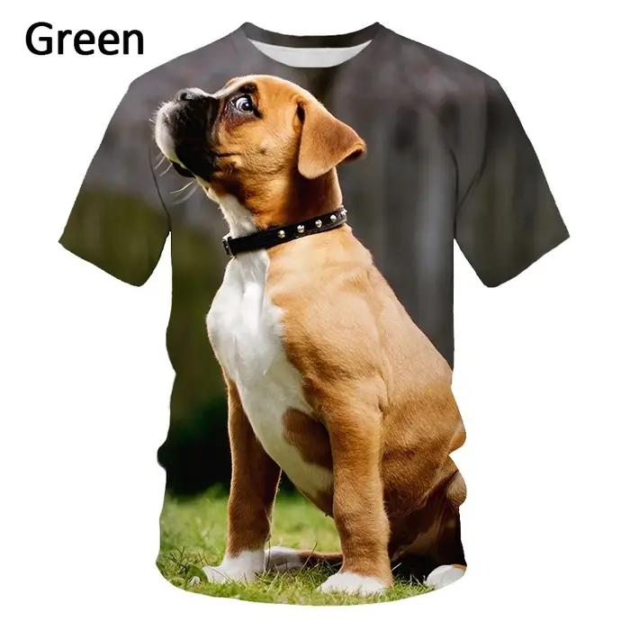 T-shirt homme imprimé chien Husky sibérien 3D pour enfants et adultes occassions quotidiennes casual cool harajuku hip hop