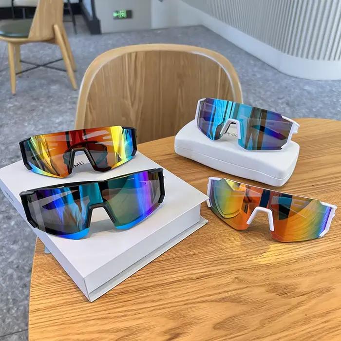 Lunettes anti-lumière cyclisme randonnée 2 pièces - Protection UV400 anti-sable - Homme femme sport
