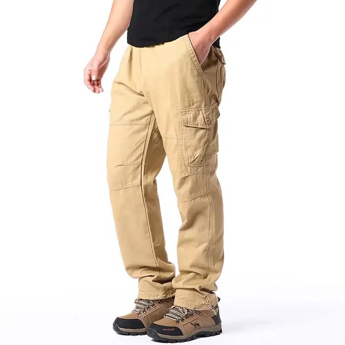 Pantalon cargo taille grande 5XL pour chasseurs - Jogger tactique outdoor avec multi-poches