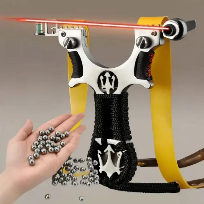 Balles de fronde en acier à haute teneur en carbone pour chasseurs et tireurs, précision et durabilité pour vos activités de tir et chasse