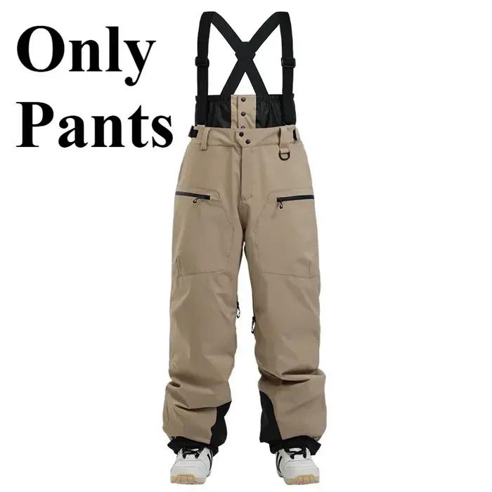 Salopettes de Ski Dollplus Polyester Chaudes Coupe-Vent et Imperméables pour Hommes et Femmes Occasions Hivernales Aventures Glace Neige Snowboard