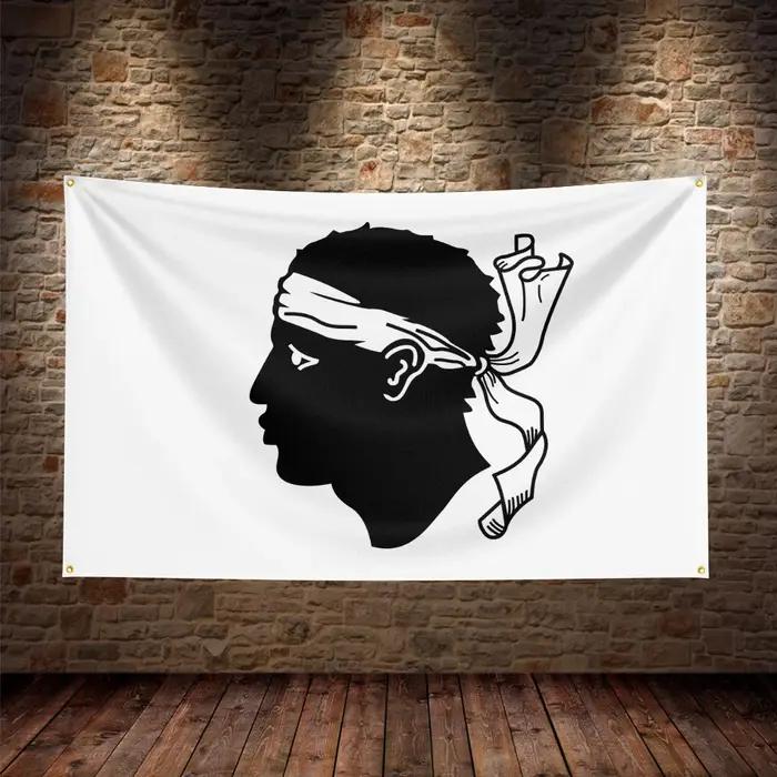 Drapeau de la Corse, drapeau de la région française pour la décoration