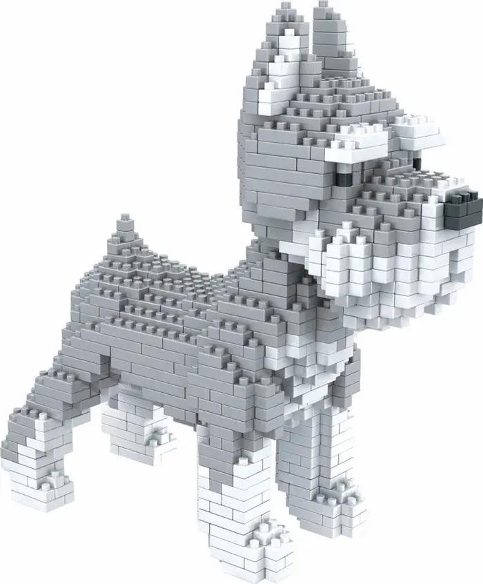 Micro Diamond importer Night Modèle Jouets, Animaux, Chien, Corgi, Husky, Schnauzer, Dachshund, Collie, Prellunanobricks, Jolis Chiots Mignons