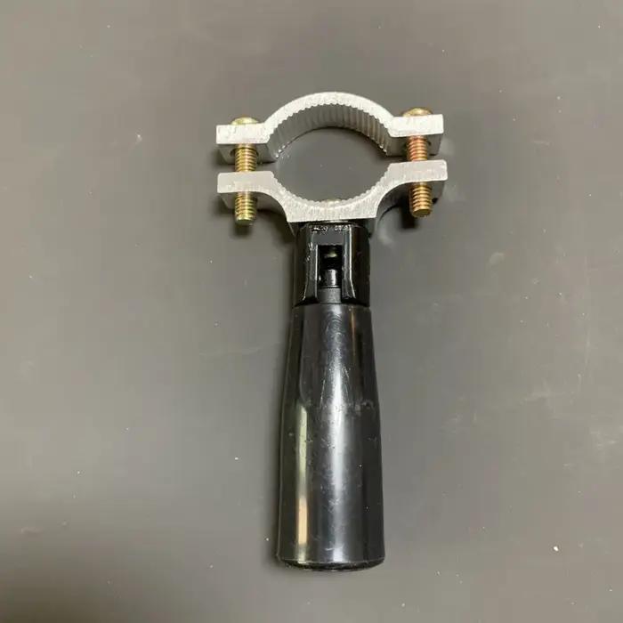 Poignée de fusil de fronde à longue tige multifonctionnelle pour chasseurs et amoureux de la nature en argent sterling et couleurs vives pour sorties en plein air