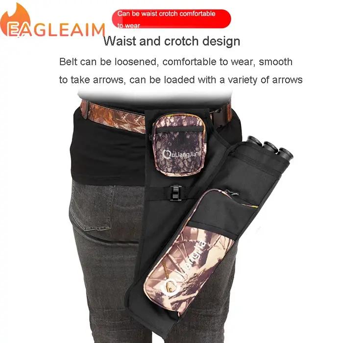 Support de flèche de tir à l'arc avec poches de rangement et sangle réglable