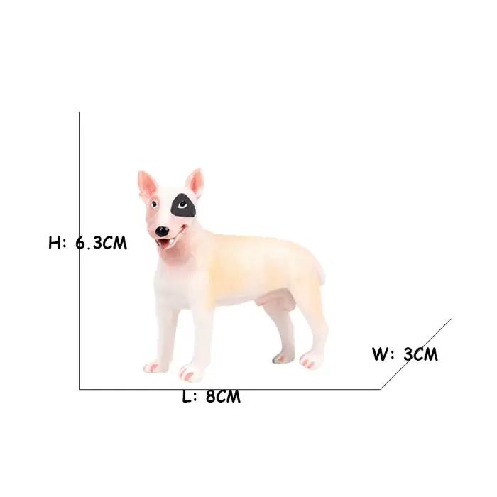 Magnifiques figurines de chiens en PVC pour la décoration intérieure et les cadeaux éducatifs pour enfants occasions spéciales anniversaires Noël