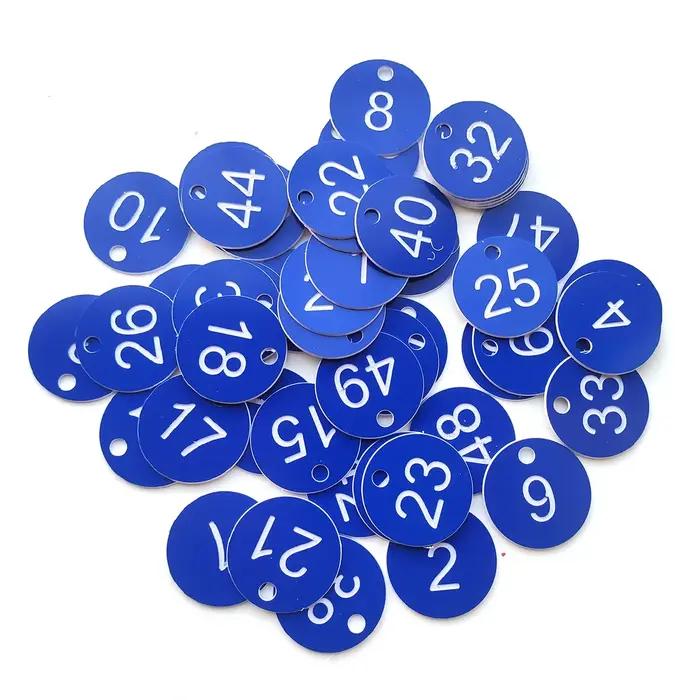 Étiquettes de ruche numérotées avec trou
