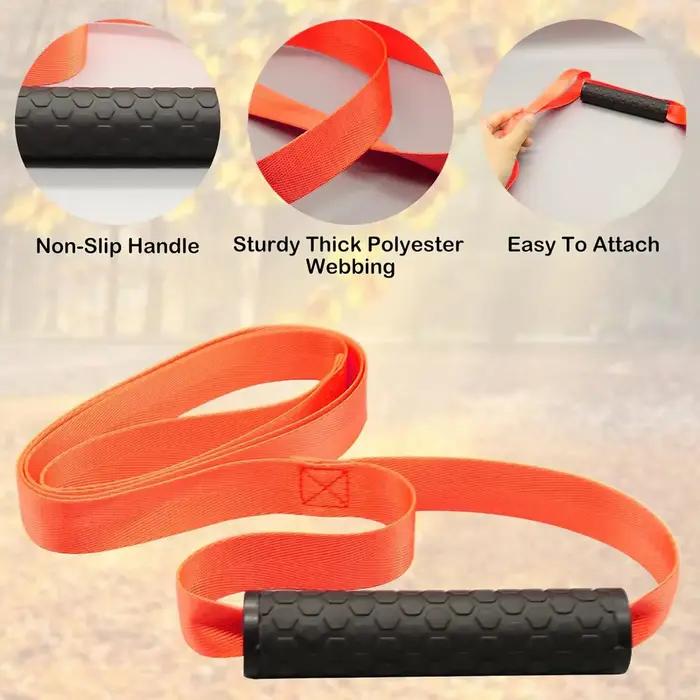 Sangle de traction pliable multifonctionnelle Deer Drag pour chasse bagages et charges lourdes en plein air