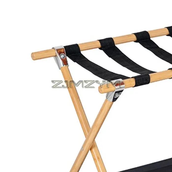 Porte-bagages pliant T1 avec étagère de rangement, support de valise, pour chambre d'amis, hôtel, ch
