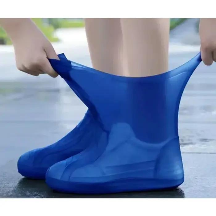 1 Paire de Couvre-Chaussures Imperméables en Latex