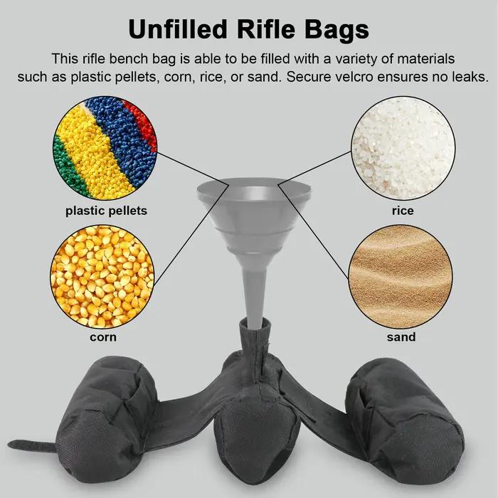 Sac de tir, support de fusil