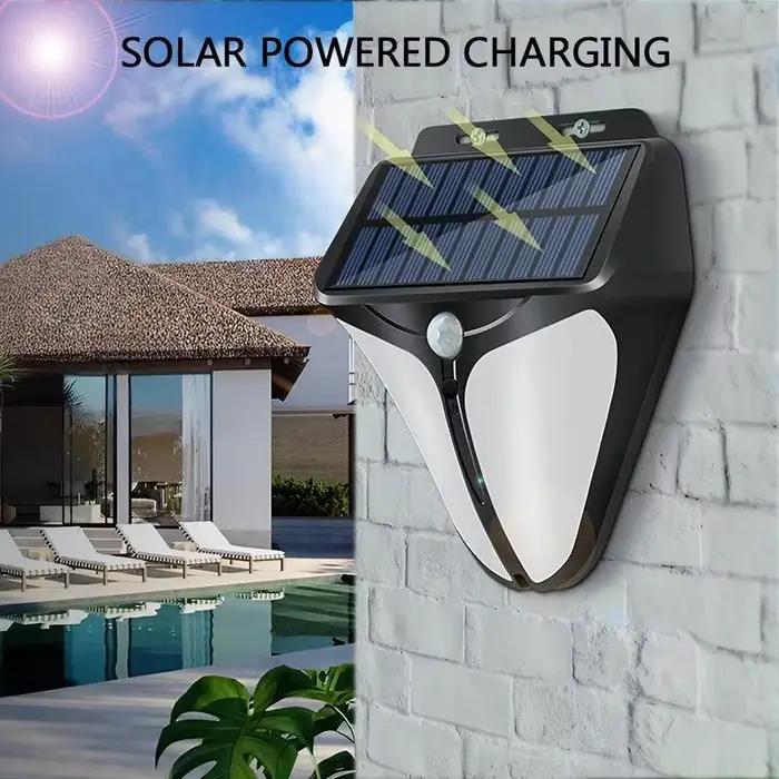 Réverbère solaire extérieur LED étanche cour lumière Super lumineux économie d'énergie environnement