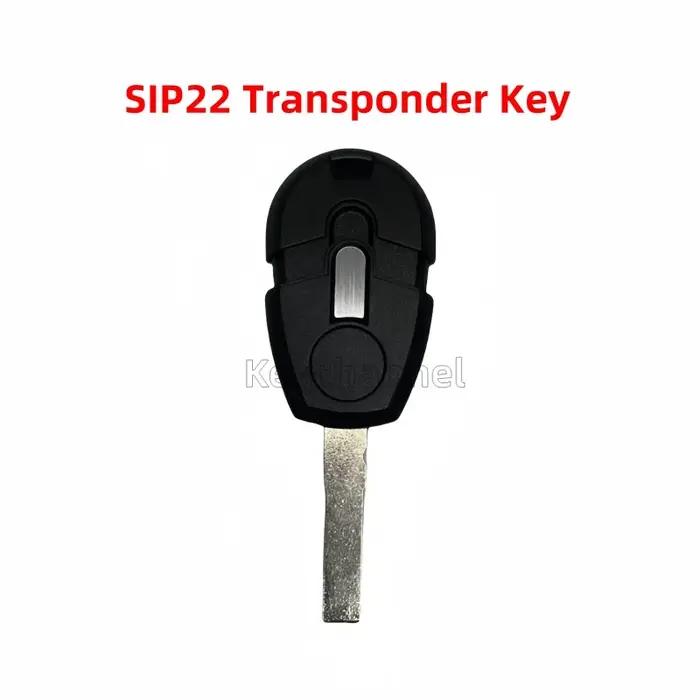 Tête de Clé Transpondeur Rechange Compatible Fiat Positron EX300 Avec Lame De Clé SIP22 Occasions Spéciales Sécurité Voiture Personnalisation