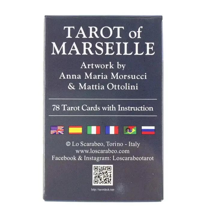 Tarot de Marseille Mini Marseille Tarot 78 cartes Deck jeu de société de poche