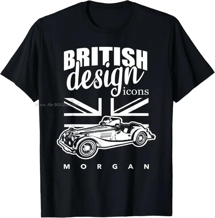 Morgan classique voiture T-Shirt drôle surdimensionné graphique t-shirts mode décontracté T-Shirt St