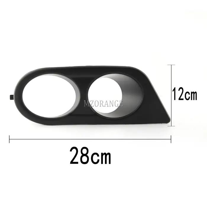 Feu Antibrouillard pour BMW, Accessoire Noir Brillant avec Couvercle de Phare, Cadre de Calandre LED