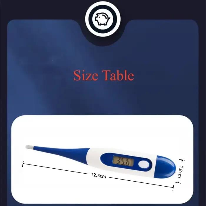 Thermomètre électronique professionnel étanche pour animaux de compagnie thermométrie rectale rapide cadeau de noël halloween soins vétérinaires flexibilité matériaux acrylique silicone