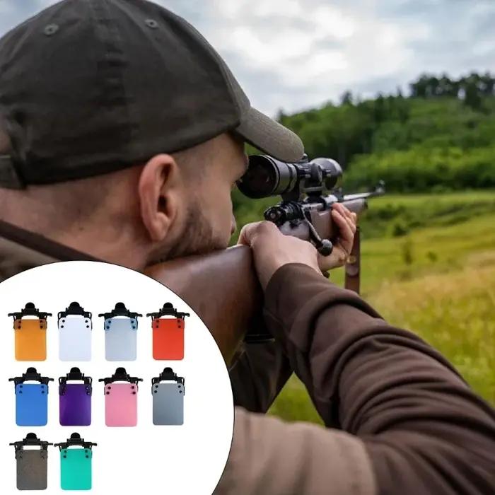 Lunettes de tir standard avec patchs durables et clip pour protection des yeux lors de la chasse et du tir sportif occasions spéciales et cadeaux pour amateurs de plein air