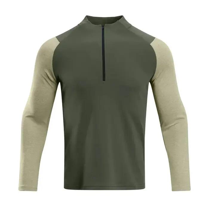 Hommes Compression course Sport T-shirt athlétique serré à manches longues sweat formation Jogging vêtements chauds Fitn